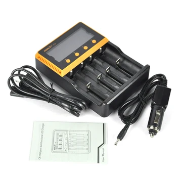 

BORUiT LCD Display 10440 14550 16340 18650 26650 Battery Charger NiCd NiMh Rechargeable Batteries