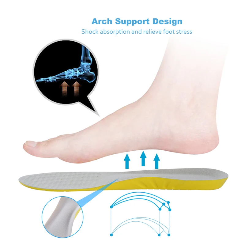 Soumit удобные массажные гранулы ПУ арки Suppor спортивные стельки для обувь Бег наколенники для игры в баскетбол palmilha подушки