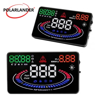 

Over Speed Alarm Reflection OBD2 Interface E300 Car OBD II Driving GPS HUD Auto Projector 5.5 Inch Screen Head Up Display