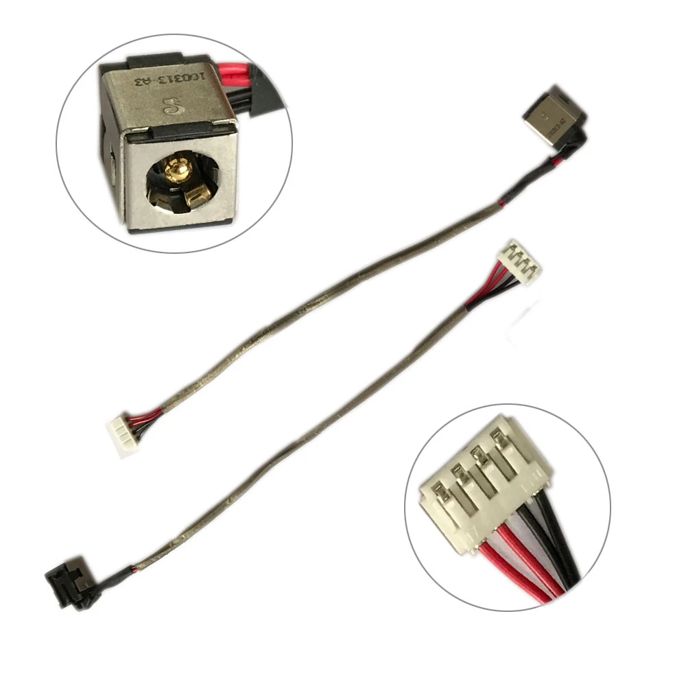 Computer Cables DC Jack Power Socket Port Cable Connector Hrness Wire for ASUS U50 U50A U50F Series Cable Length: 1PCS 