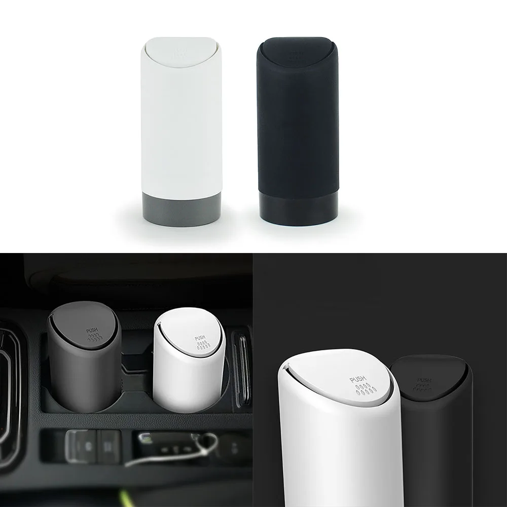 

Simple compact Car Trash Bin Auto Organizer Storage Box Universal Car Trash Can Rubbish Garbage Holder Easy to disassemble