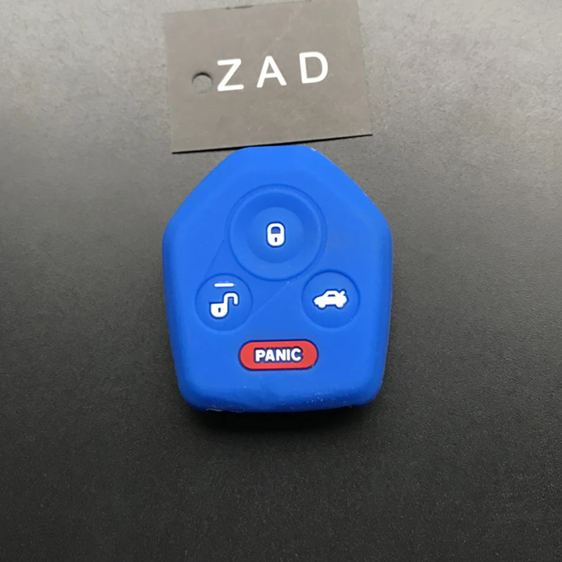 Чехол ZAD на 4 кнопки для Subaru Tribeca Forester WRX XV Outback Legacy Impreza Crosstrek|car key case cover|key for carkey cover