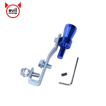 

evil energy Universal Size S Turbo Whistle Blow off Valve Simulator Car BOV Exhaust Pipe Simulator Whistler Blue