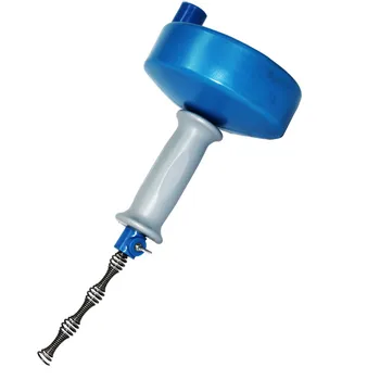 

5M free shipping PE material creative handle manual gun design drain pipe cleaner toilet dredges plunger tool