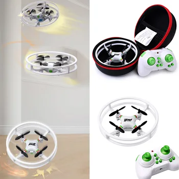 

DWI DOWELLIN D1 Mini Drone 2.4Ghz 4CH 6-Axis Gyro RC Quadcopter UFO Aircraft Anti-collision Drones For Beginners Kids D1 White