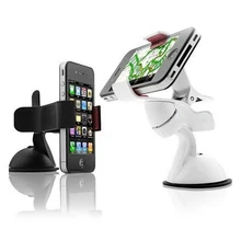 Car DVR Suporte Rotated 360 Degrees Car Mobile Phone Rack Suction Cup Camera Phone Holder Sucker GPS Navigator Mobile Phone Stan