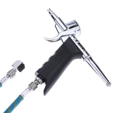 Аэрограф Двойного Действия пистолет-распылитель краска опрыскиватель со шлангом 3 наконечника 2 чашки для искусства Татуировка-картина Маникюр Спрей модель ногтей