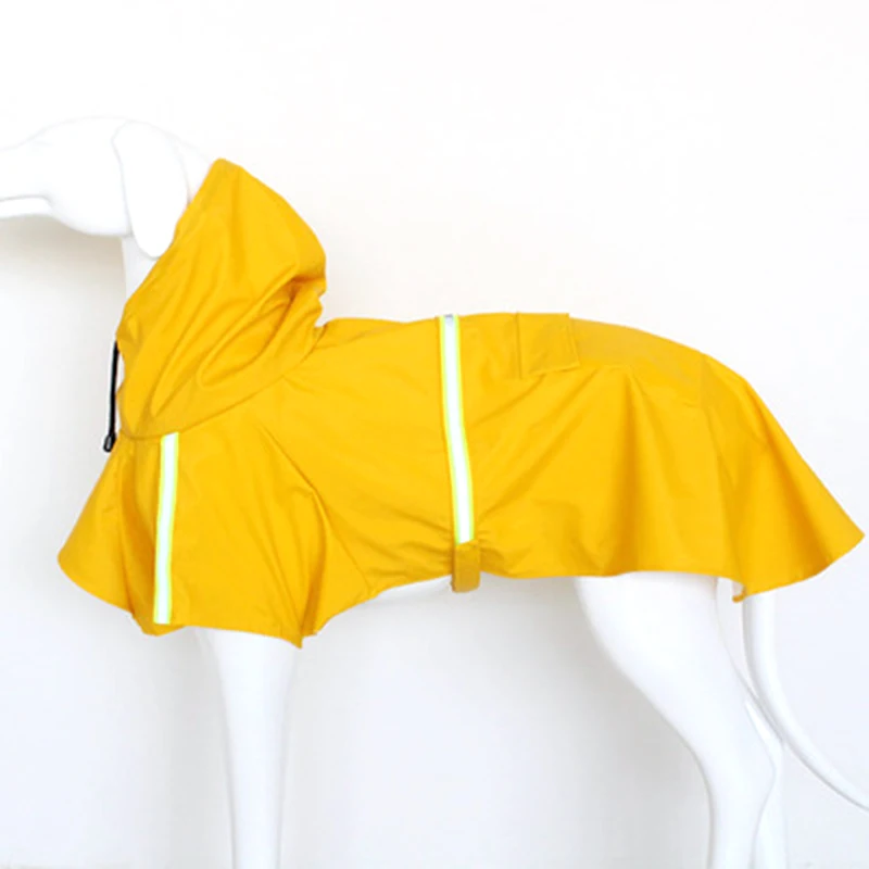 

Five color waterproof dog coat Jacket Raincoat for dogs reflective dog raincoat clothes for small medium large dogs size S-5XL