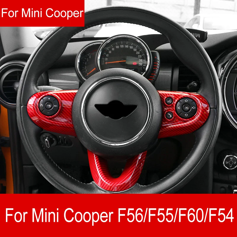 Стайлинг руля наклейка крышка графическая наклейка для Mini one cooper F56/F55/F60/F54 аксессуары наклейки