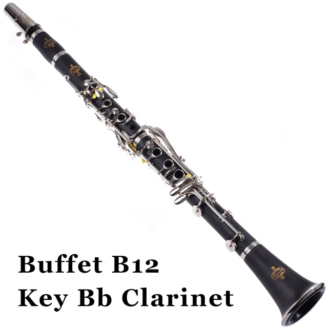Cheap Buffet B12 Clarinet Bb 17 key APARIS Clarinete BUFFET Crampon Professional Woodwind Musical Instrument Klarinette With Case