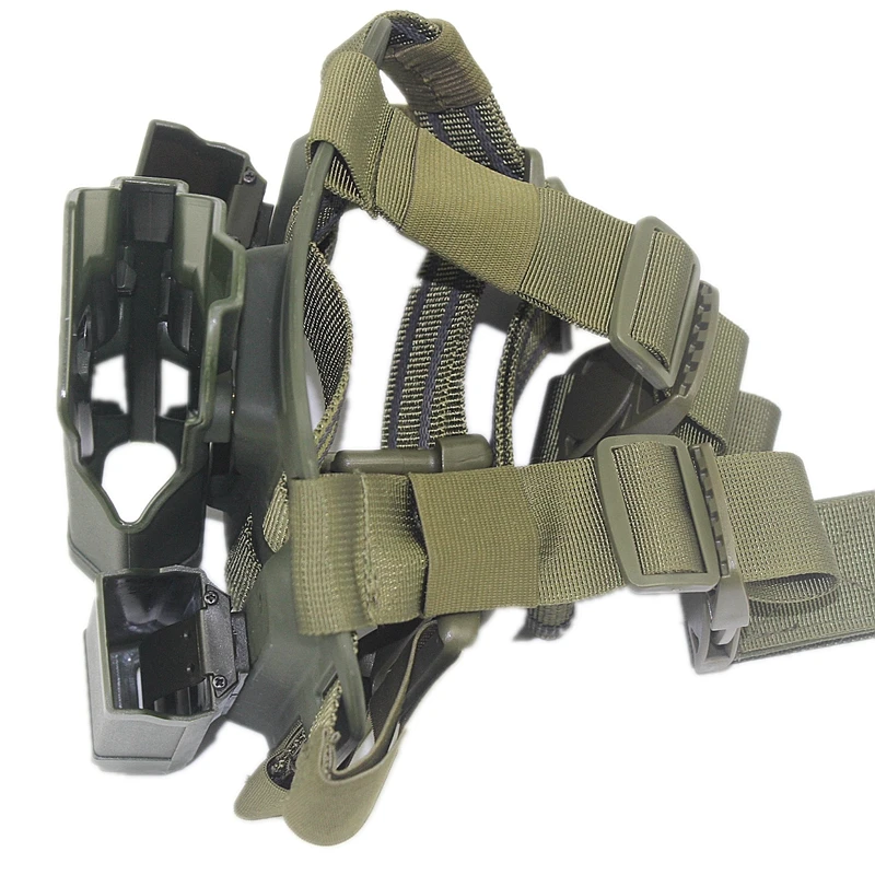 Coldre para Glock Acessórios para a Caça Arma 1911 Airsoft Tático Coxa Perna Coldre Plataforma Cqc Usp P226 m9 6 Esporte e Lazer
