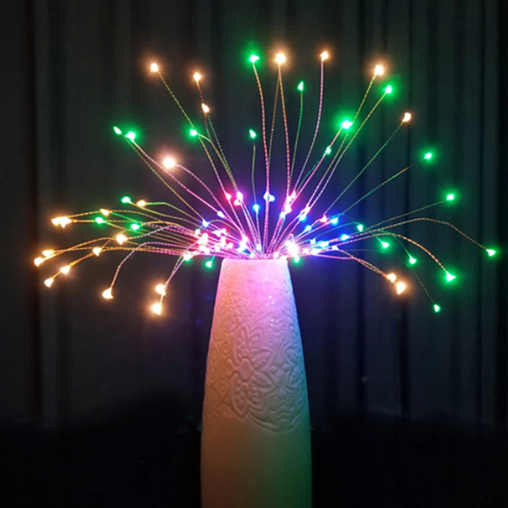 

Outdoor Lamps Christmas 200 LED String Lights Firework Decorative Fairy Lights Holiday Christmas Party wedding Garden Lights