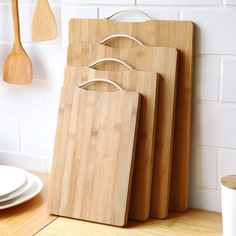 

Durable Cutting Board Bamboo Chopping Block Mat Kitchen Accessories Thicken Anti-slip Easy Clean Kitchen Stuff