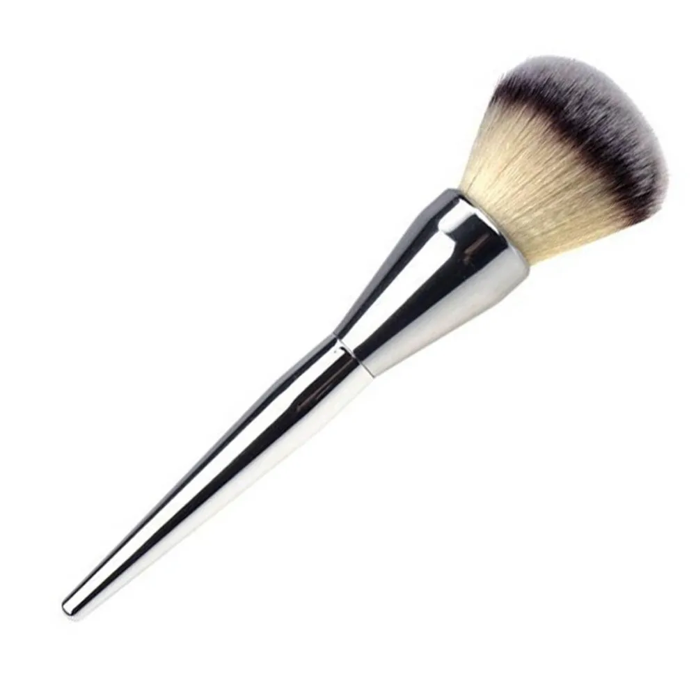 

1pc Silver Powder Blush Brush Professional Make Up Brush Large Cosmetics Makeup Brushes
