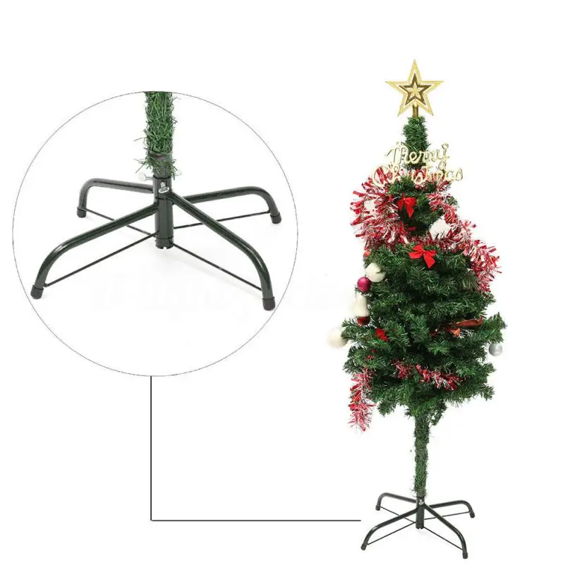 Buy Christmas Tree Stand Green Metal Storage Rack