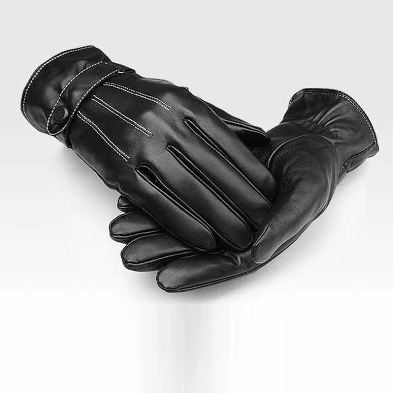 Svadilfari Специальное предложение Новинка Высокое качество Мягкая козья кожа сенсорный экран теплые зимние перчатки из натуральной кожи для мужчин