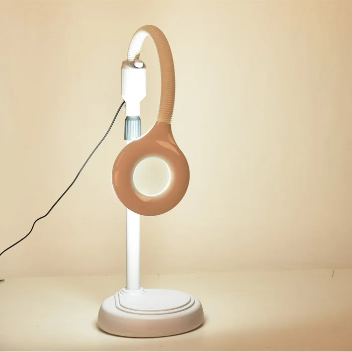  Professional LED Lamp Magnifying Glass Cold Ligth Operation Floor Shadowless Lamp Magnifier for Bea - 32872239694
