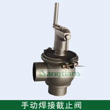 1 ''dn25 ss304, санитарно-технический пневматический запорные клапаны из нержавеющей стали, санитарный Пневматический шаровой клапан