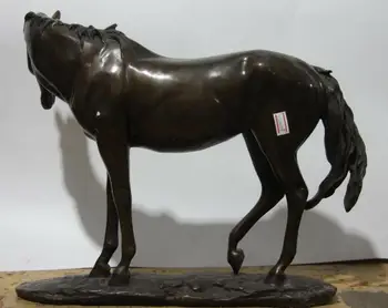 

Chinese Royal Palace Feng Shui Copper Bronze Horse Animal Success Running Statue