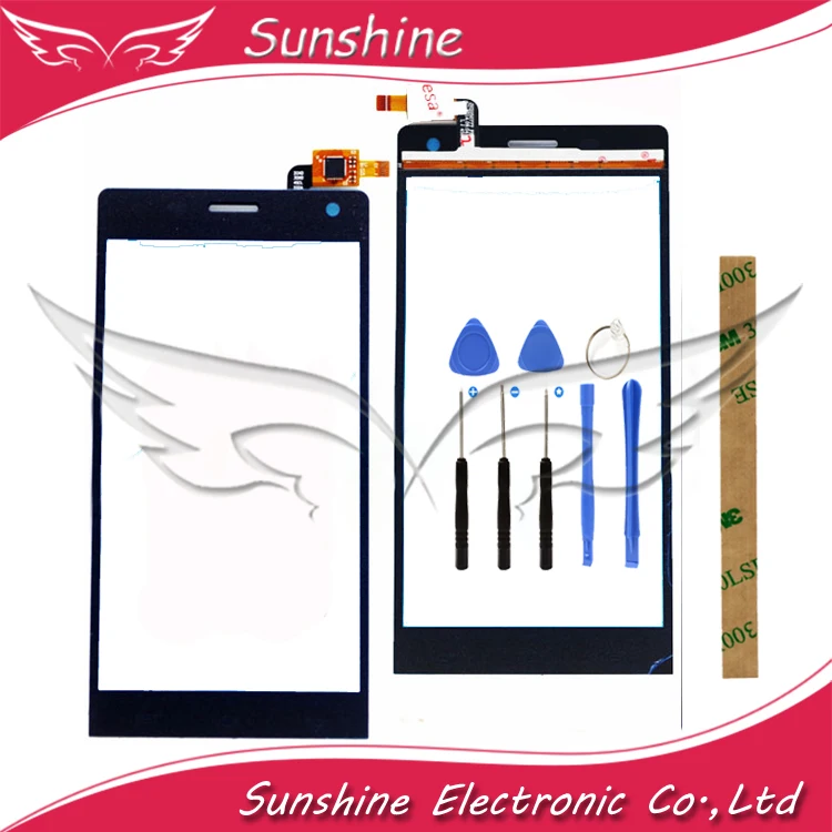 

Touch Screen Front Glass Touch Screen For Highscreen Verge Touch Screen Digitizer No LCD