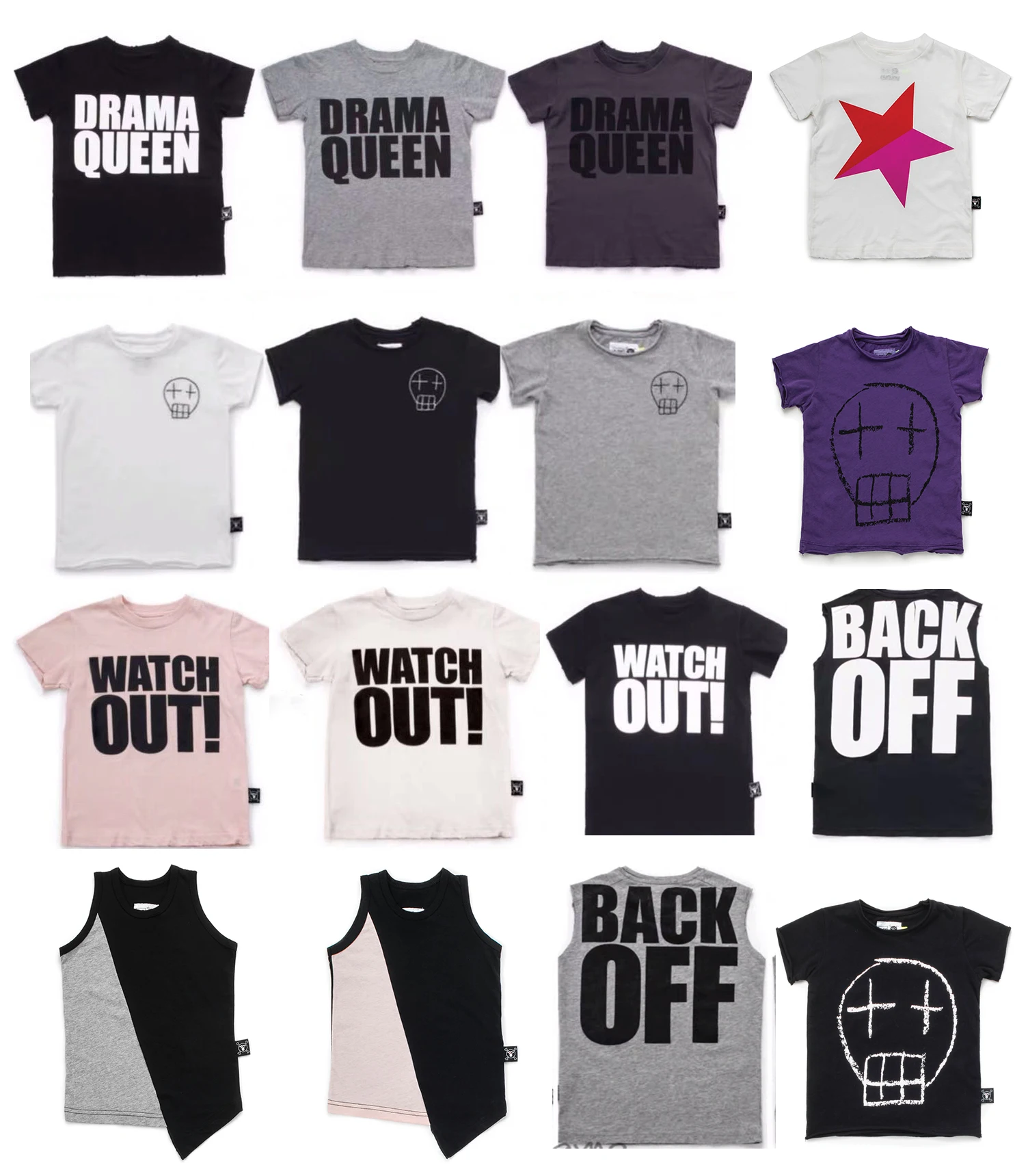 

Kids T Shirts 2019 Summer Boys Short Sleeve Drama Quee Printed T-shirt Toddler Girls Tops Colorful Star T Shirt Clothes