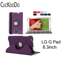 CucKooDo для LG G Pad 8,3, 360 вращающийся магнитный Смарт-Тканевый кожаный чехол Coverg для LG G Pad 8,3 V500