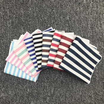 

High Quality Cotton Linen Mens Pocket Squares 24*24cm