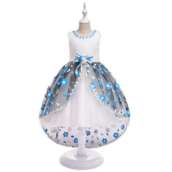 2017 Flower Girl dresses for Weddings Black Little Kids Satin First Communion Dresses Glitz Ball Gown Pageant Dress romantic gorgeous little girl ball gown scoop appliqued glitz pageant 2018 flower girl dresses long for children prom party gown