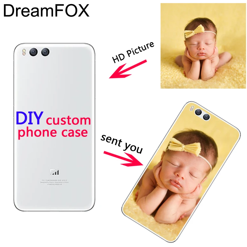 DREAMFOX Custo mi zed DIY Мягкий силиконовый чехол из ТПУ Для Сяо Note 2 3 4 5 6 8 SE M5 4C 4S 5C 5S 5X 6X A1