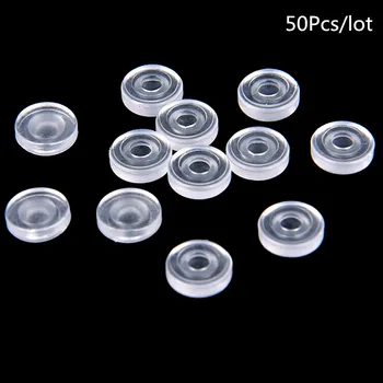 

50Pcs DIY Silicone Cushions Anti-Pain Earrings Pad Ear Clip Jewelry Findings