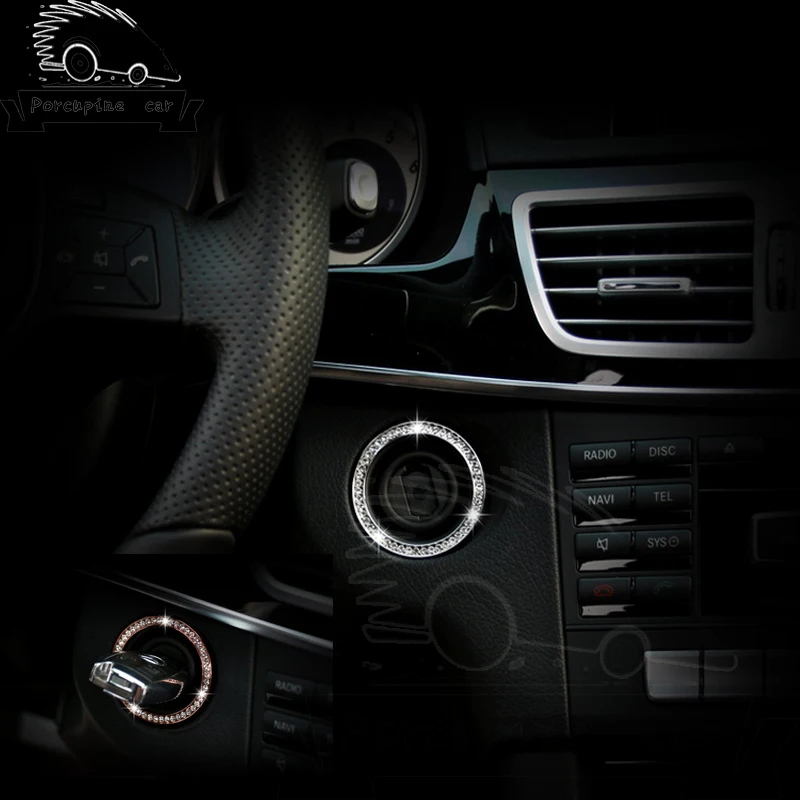 Наклейки для кнопки зажигания двигателя Mercedes GLC ML GLK CLS E C Class GLK350 ML350 Tag CL550 E350 S550 |