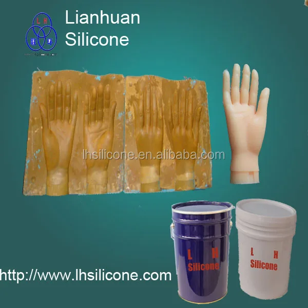

Life casting RTV-2 liquid silicone rubberfor simulation human body 228800