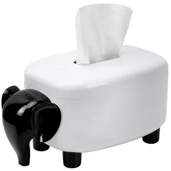 

ABS elephant tissue box home living room simple paper tray creative cute coffee table desktop napkin storage box mx7161357