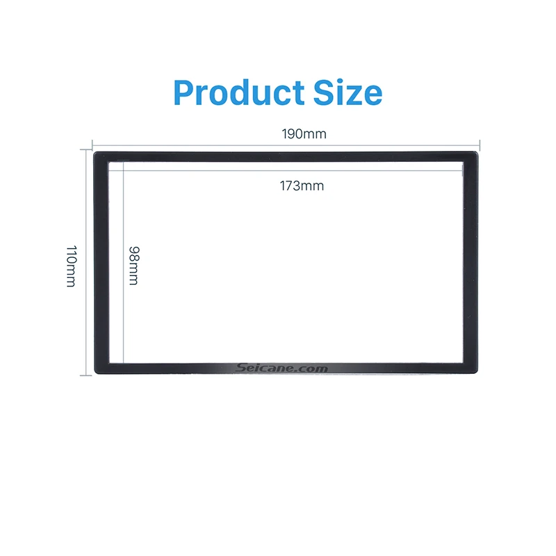 Seicane Универсальный 2Din 173*98 мм автомобильный Радио фасции тире крепление отделка Установка DVD плеер рамка для Honda Accord Civic Odyssey Prelude