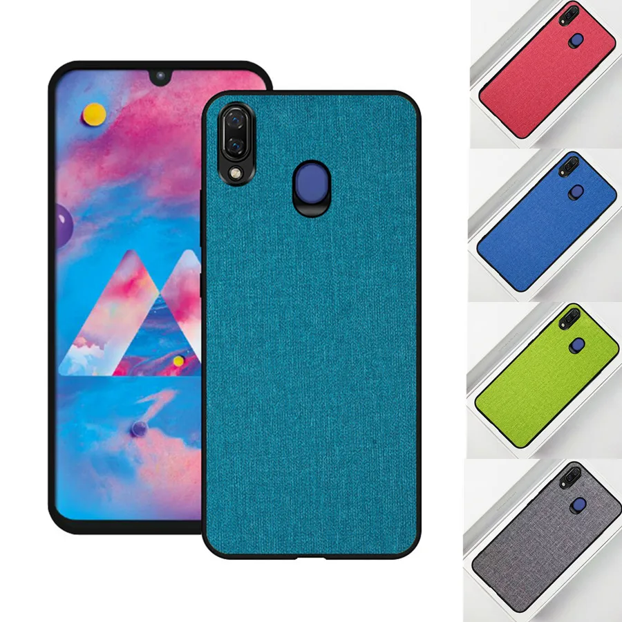 Для samsung A70 чехол A90 A80 A 40 30 20 10 задняя крышка Ткань ткани защитные колпаки