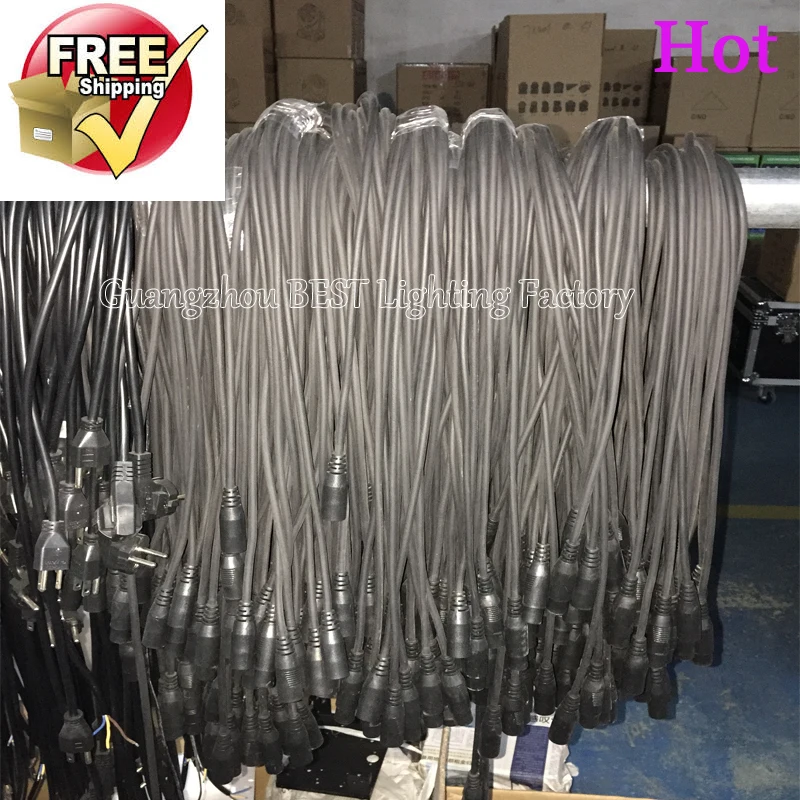 30pcs/lot 3 pin cord dmx cable roll for stage lighting, dmx console