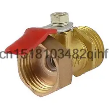 1/" PT Мужчин и Женщин Темы Металлический Рычаг Ручки Полный Порт Латунный Шаровой Клапан