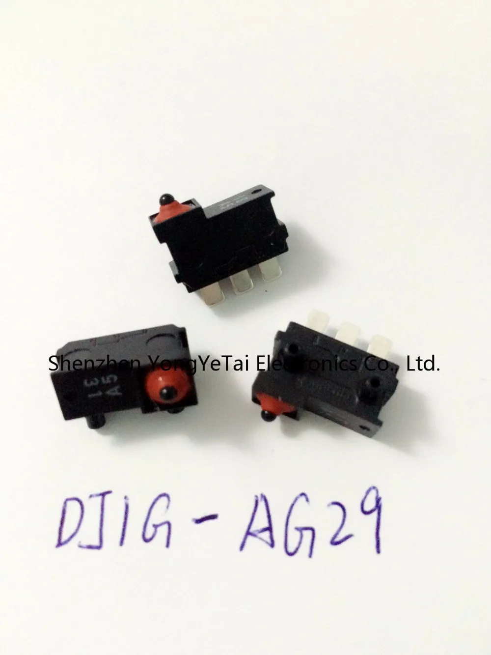 DJ1G-AG29 водонепроницаемый микро переключатель вертикальный небольшой предельный ход