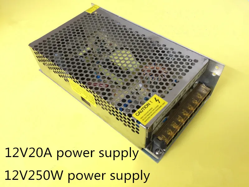 

12V20A switch power 12V250W monitoring LED module power mute K200 3D printer