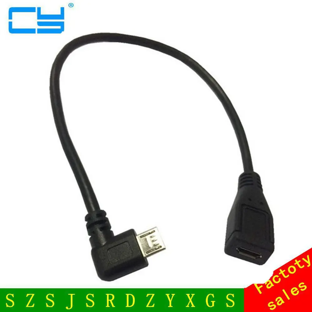 0 25 м 90 градусов Micro USB мужчин и женщин кабель удлинитель адаптер конвертер|usb hdmi