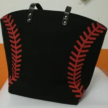 Хозяйственная сумка черный желтый Софтбольный матч белый бейсбол ювелирные изделия Упаковка заготовки дети хлопок холст спортивная бейсбольная сумка из мягкого материала сумка