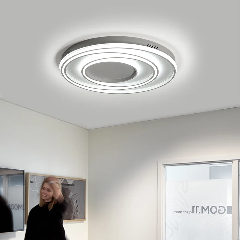 

Modern Ceiling Lights for Living Room Bedroom Hallway lampe plafond avize AC85-265V Black/White Surface mount Ceiling Lamp