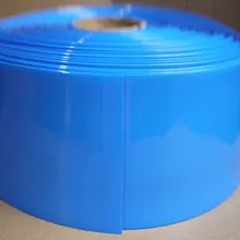 Термоусадочные трубки ПВХ ширина 350 мм диаметр 220 мм(для упаковки батарей)-1/3 метров