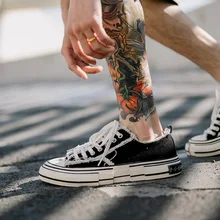 Сезон осень; популярные мужские кроссовки; модная парусиновая повседневная обувь для мужчин; обувь на плоской подошве со шнуровкой; Мужская Вулканизированная обувь для улицы; теннисная обувь; NY-38