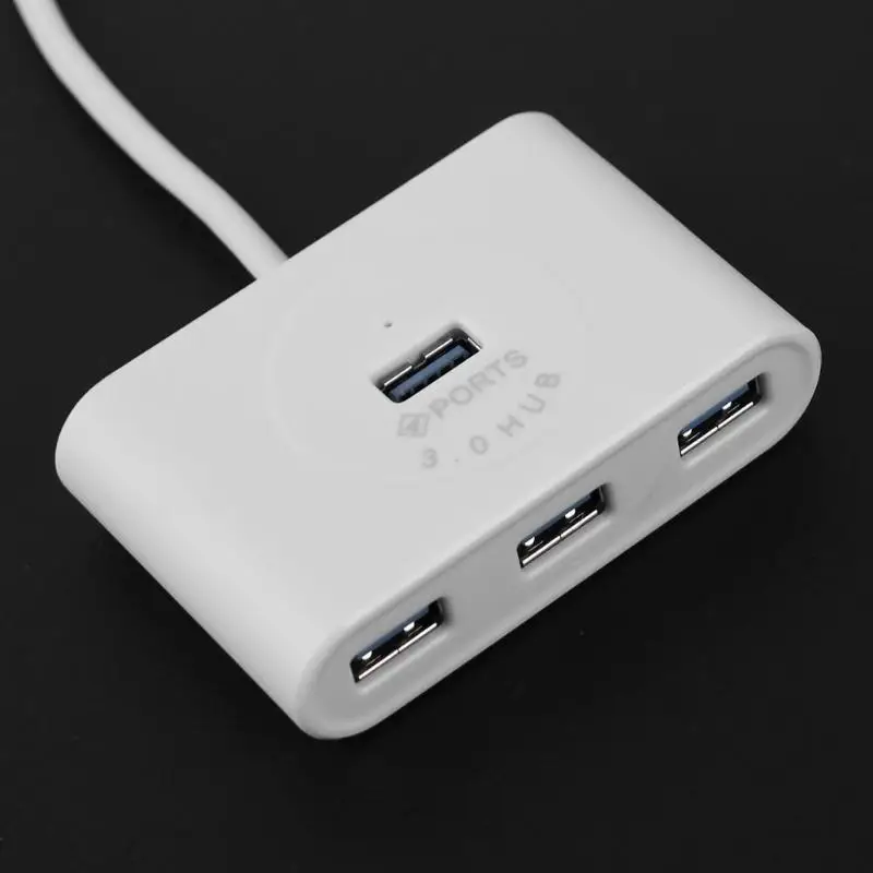 Аксессуары для ноутбуков высокая скорость 5 Гбит/с 4 порта USB 3,0 концентратор переходник разветвитель конвертер для ноутбука для Macbook