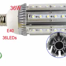 Быстрая E40 светодиодный уличный фонарь AC85-265V 36 Вт Светодиодный уличный свет Дорога лампы наружного освещения