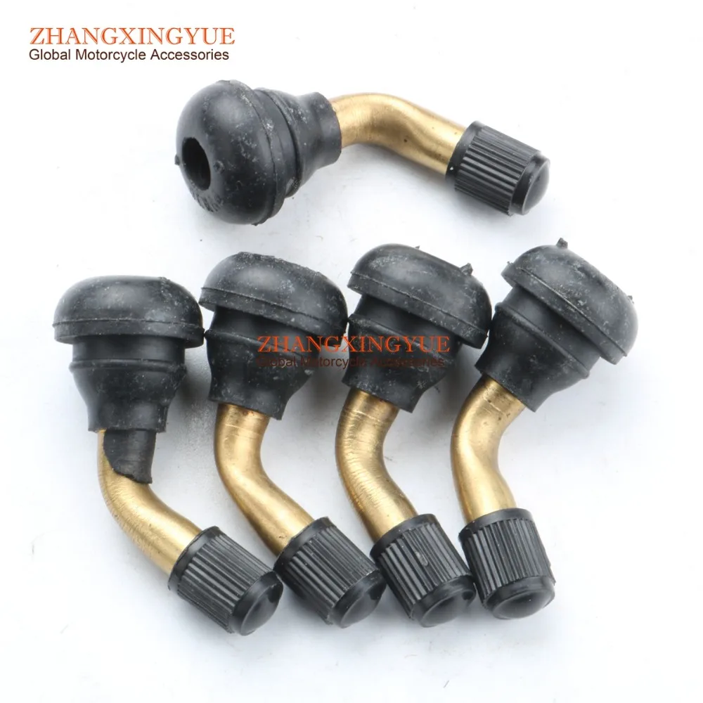 

5PC Valve Stem Stems Tubeless Tire 90 Pull-In Auto ATV Scooter Motorcycle