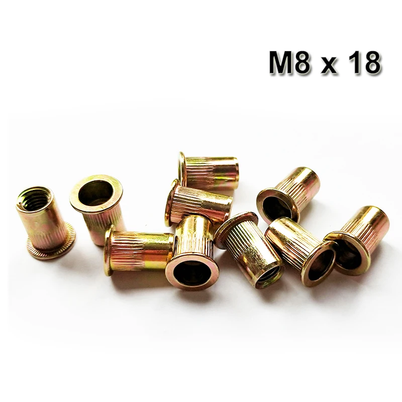 

10 шт. заклепочные гайки M8x18