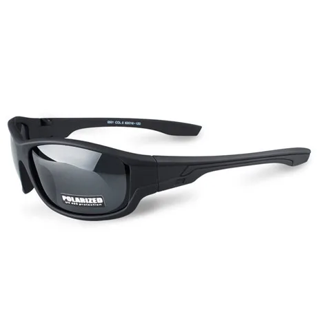 Ywjanp Винтаж Поляризованные спортивные солнцезащитные очки Для мужчин Для женщин Новинка Рыбалка очки, подходят для вождения, солнцезащитные очки Oculos De Sol masculino UV400 - Цвет линз: matte black