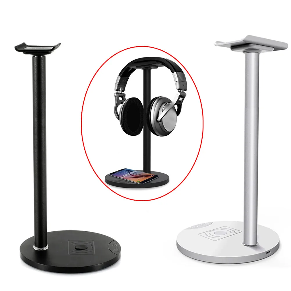 New Wireless Charging Headphone Headset Earphone Stand Holder Headphone